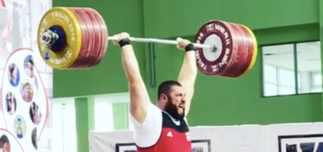 Lasha Talakhadze Clean Amp Jerks An Incredible 264kg