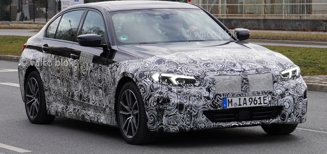 i3 electric sedan spotted in Germany