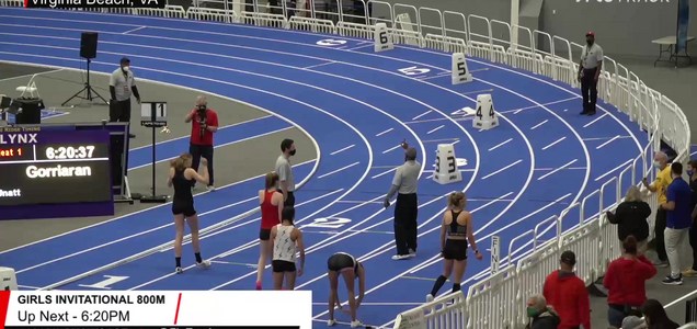 Juliette Whittaker Ran Girls 800 Meters Indoor Us 3 All Time 2 02 07 At 21 Va Showcase