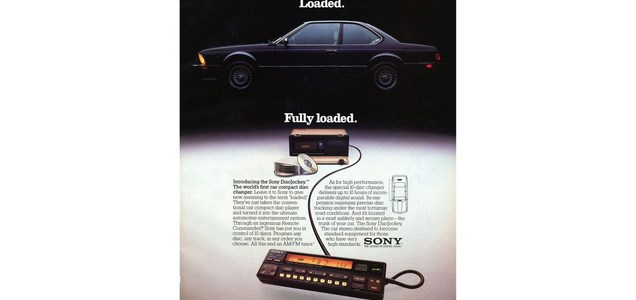 1986 Sony CD Changer Installed In 6-Series