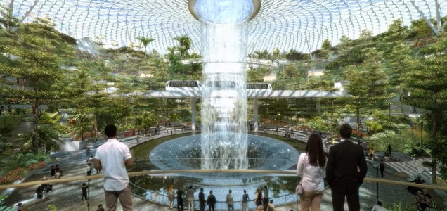 KPF and Heatherwick reveal design for Singapore airport's fifth