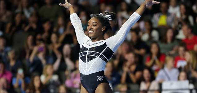 Simone Biles Shows She's Not Just Easing Her Way Back - The New