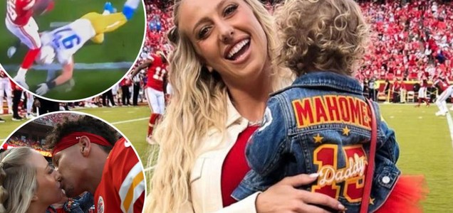 Brittany Matthews tweets about low hit on Patrick Mahomes in Week 2