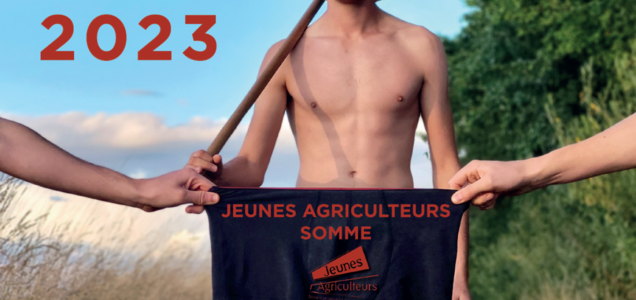 Somme : douze agriculteurs dont une femme posent nus pour leur