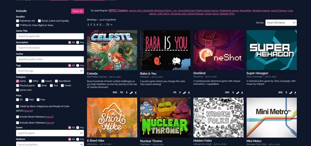 DoktorHobo: A tool for exploring the contents of all of itch.io's  mega-bundles