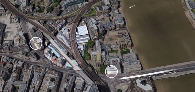 İngiltere Londra saldırı İngiltere Londra saldırı konumlarının harita üzerindeki yerleri