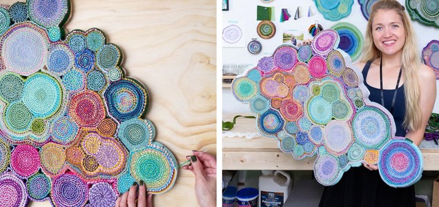The 100 Day Wall Hanging On Brown Paper Bag