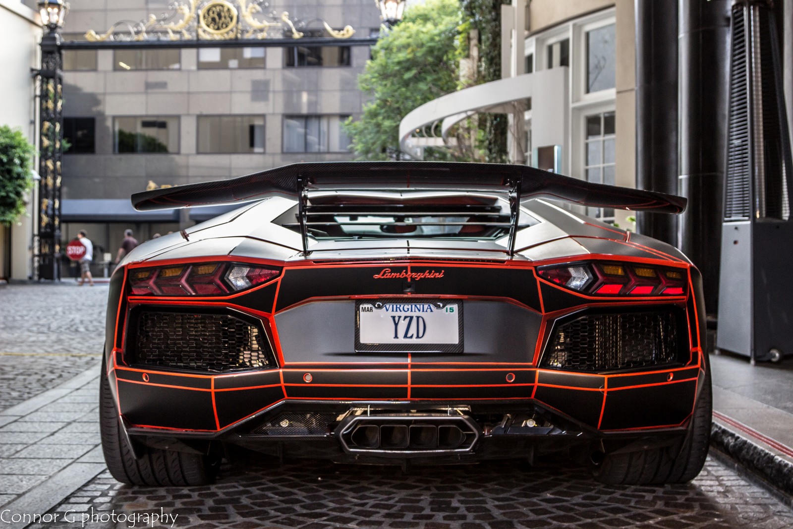 Lamborghini Aventador Tron Theme