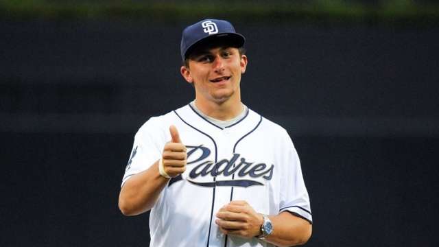 San Diego Padres Take Johnny Manziel in the MLB Draft - Dawgs By Nature