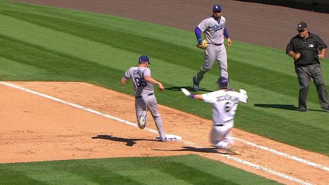 Adrian Gonzalez's catch tops Wednesday GIFs