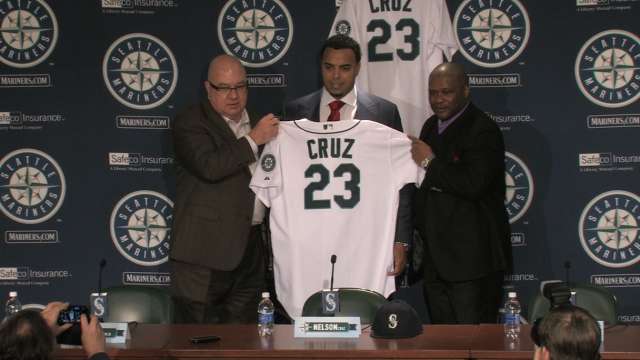 Nelson Cruz's First Day as a Mariner
