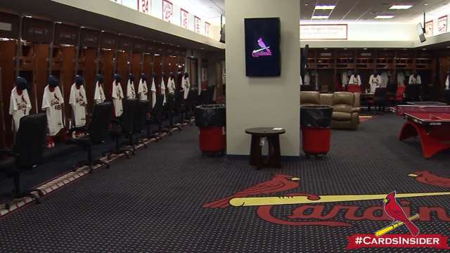 The Clubhouse, The scene in the St. Louis Cardinals Clubhou…