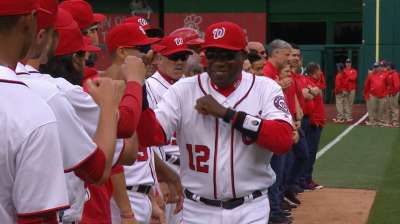 21 Aug 2016: Nationals head coach Dusty Baker during the Major