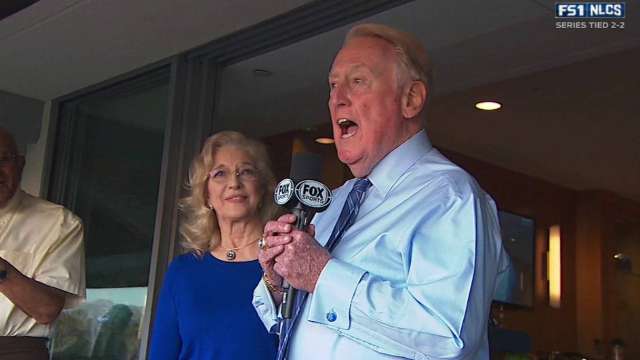 Vin Scully returns to say 'It's time for Dodger Baseball', by Cary Osborne