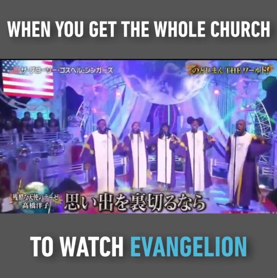 Cruel angel's thesis gospel singers picture