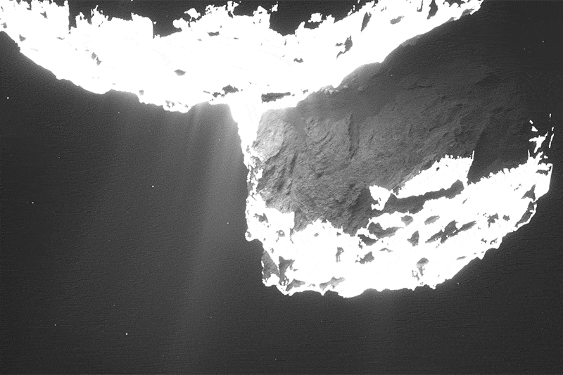 nasa comet rosetta trajectory gif