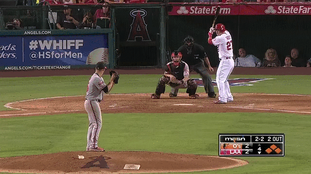 Orbit attempts to touch the head of Beltre [GIF] : r/baseball