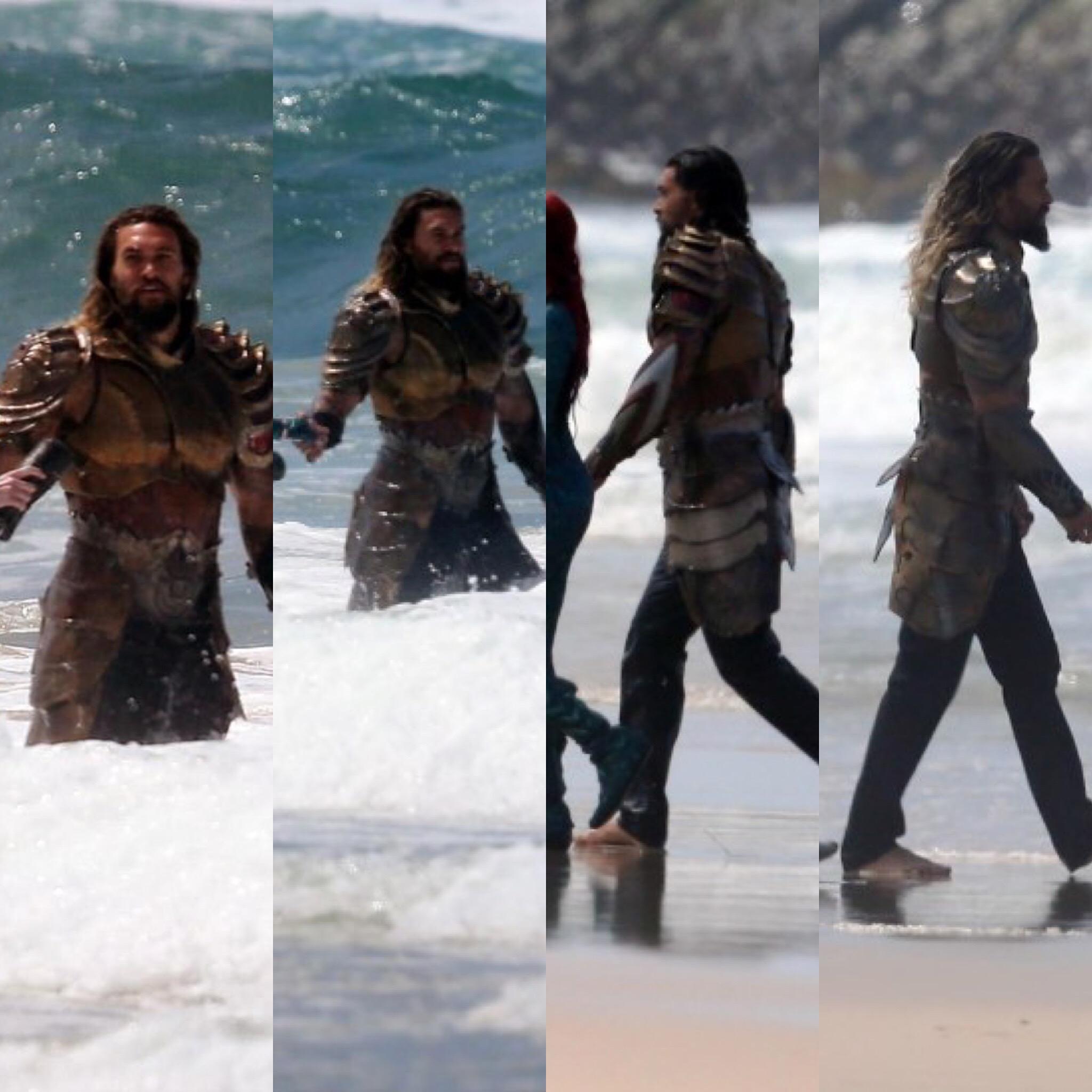 Nuevas imágenes del traje de Aquaman y el logo de Wonder Woman 2 - Geeky