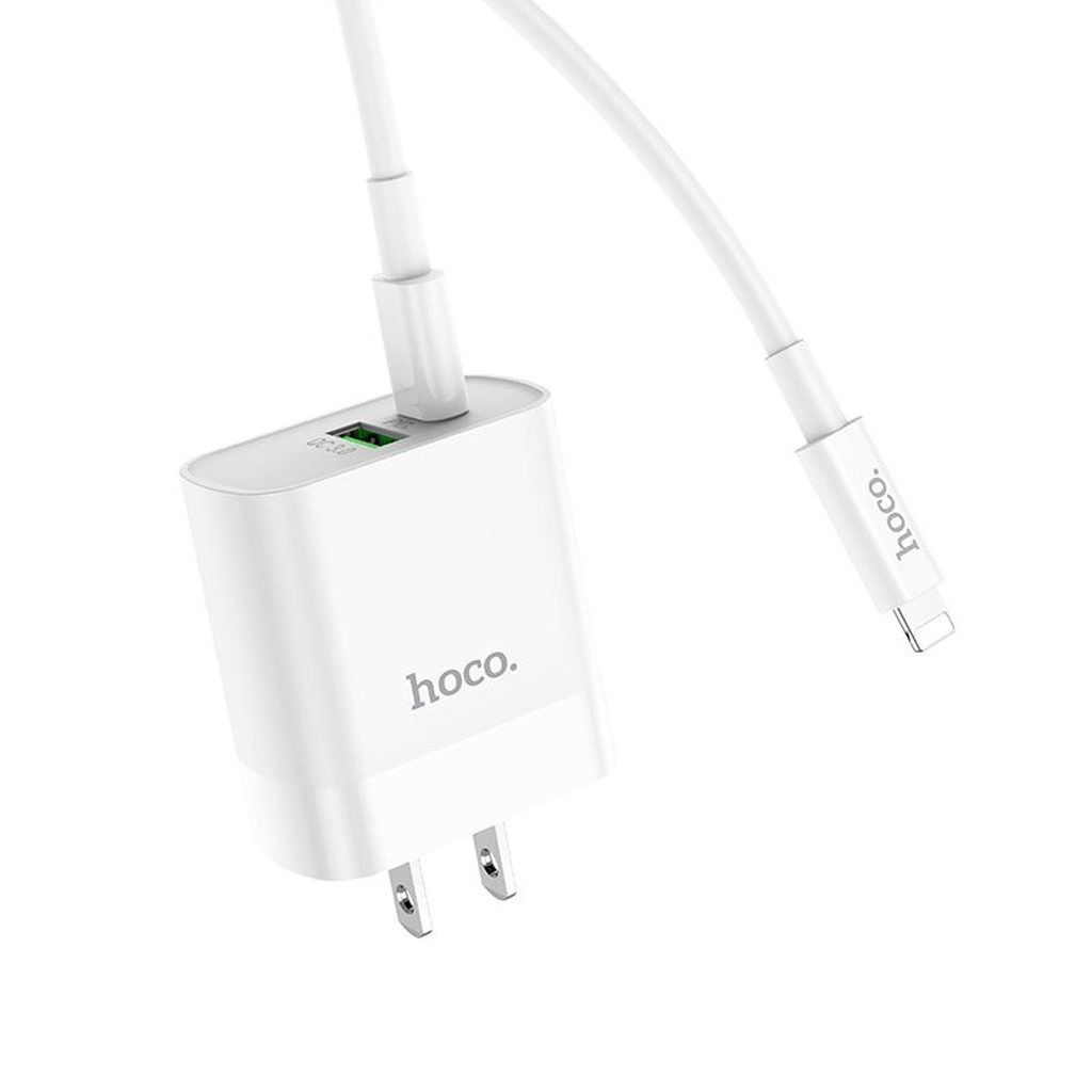 BỘ SẠC NHANH HOCO C80  PD LIGHTNING 3.1A / 20W / QC 3.0 - CHÍNH HÃNG