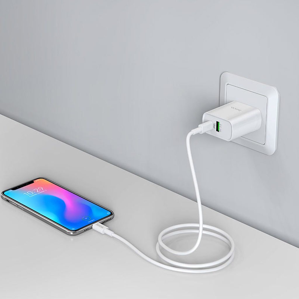 BỘ SẠC NHANH HOCO C80 TYPE-C RA TYPE-C 3.1A 20W / QC 3.0 - CHÍNH HÃNG