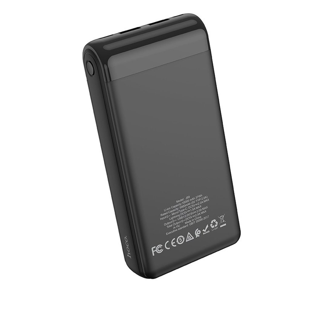 SẠC DỰ PHÒNG CAO CẤP HOCO J59A / 20000MAH 2 CỔNG RA - CHÍNH HÃNG