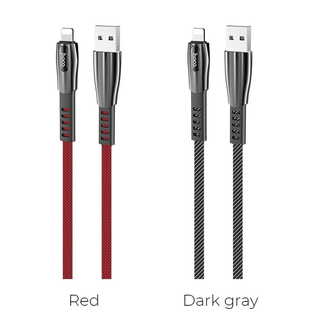 CÁP SẠC NHANH HOCO U70 DÒNG 2.4A ĐẦU LIGHTNING DÀI 1.2M - CHÍNH HÃNG