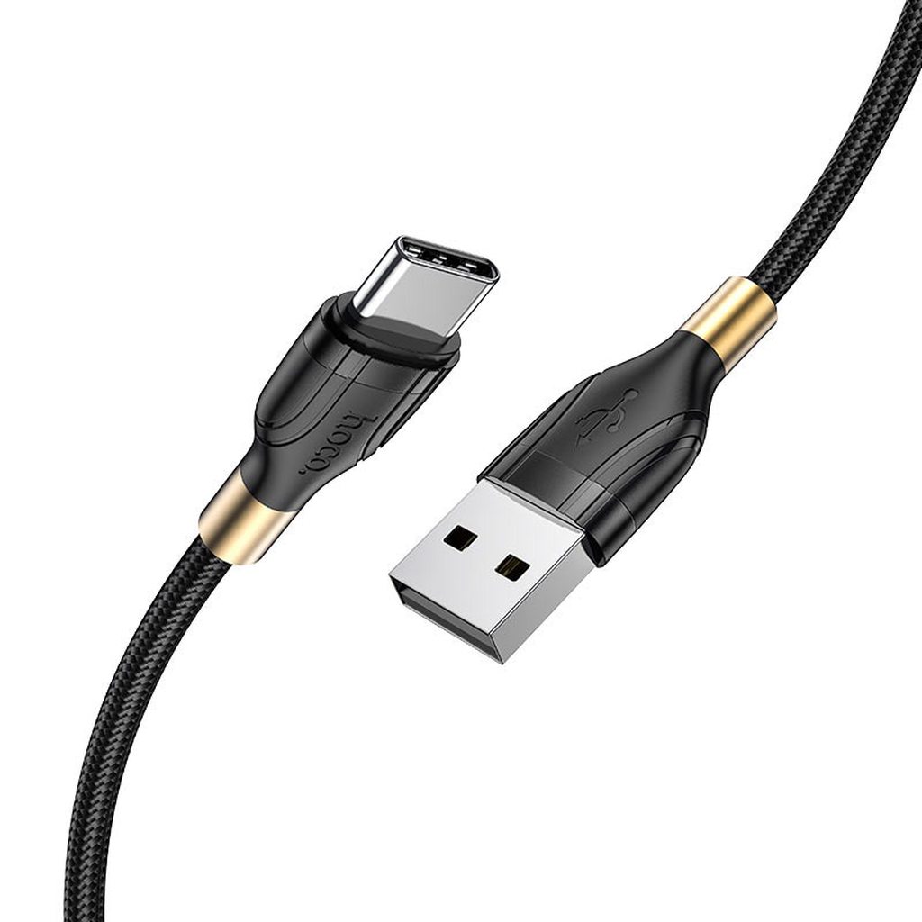 CÁP SẠC NHANH HOCO U92 DÒNG 2.4A ĐẦU TYPE C DÀI 1.2M - CHÍNH HÃNG