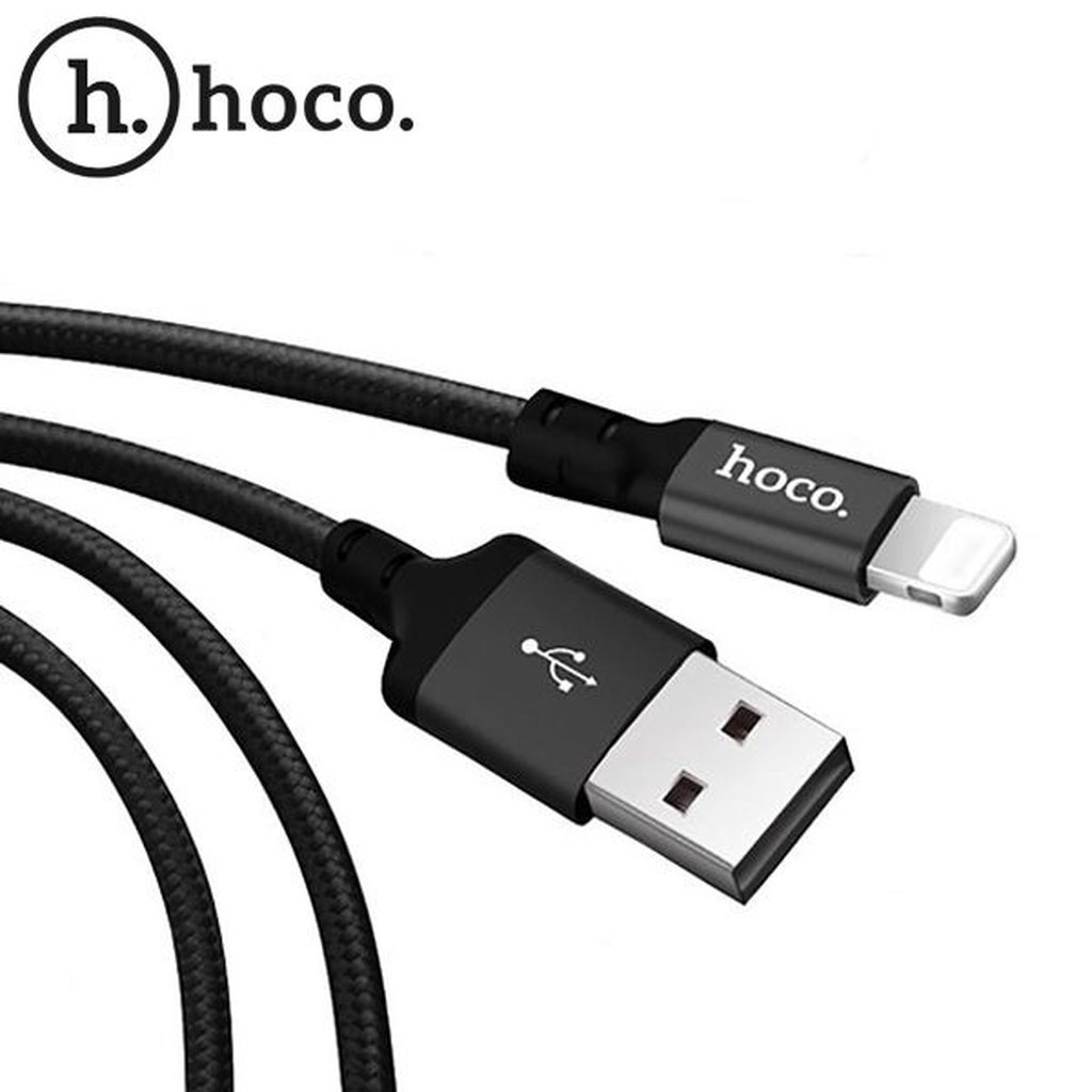 CÁP SẠC NHANH HOCO X14 TIMES SPEED ĐẦU IPHONE LIGHTING DÀI 2M - CHÍNH HÃNG