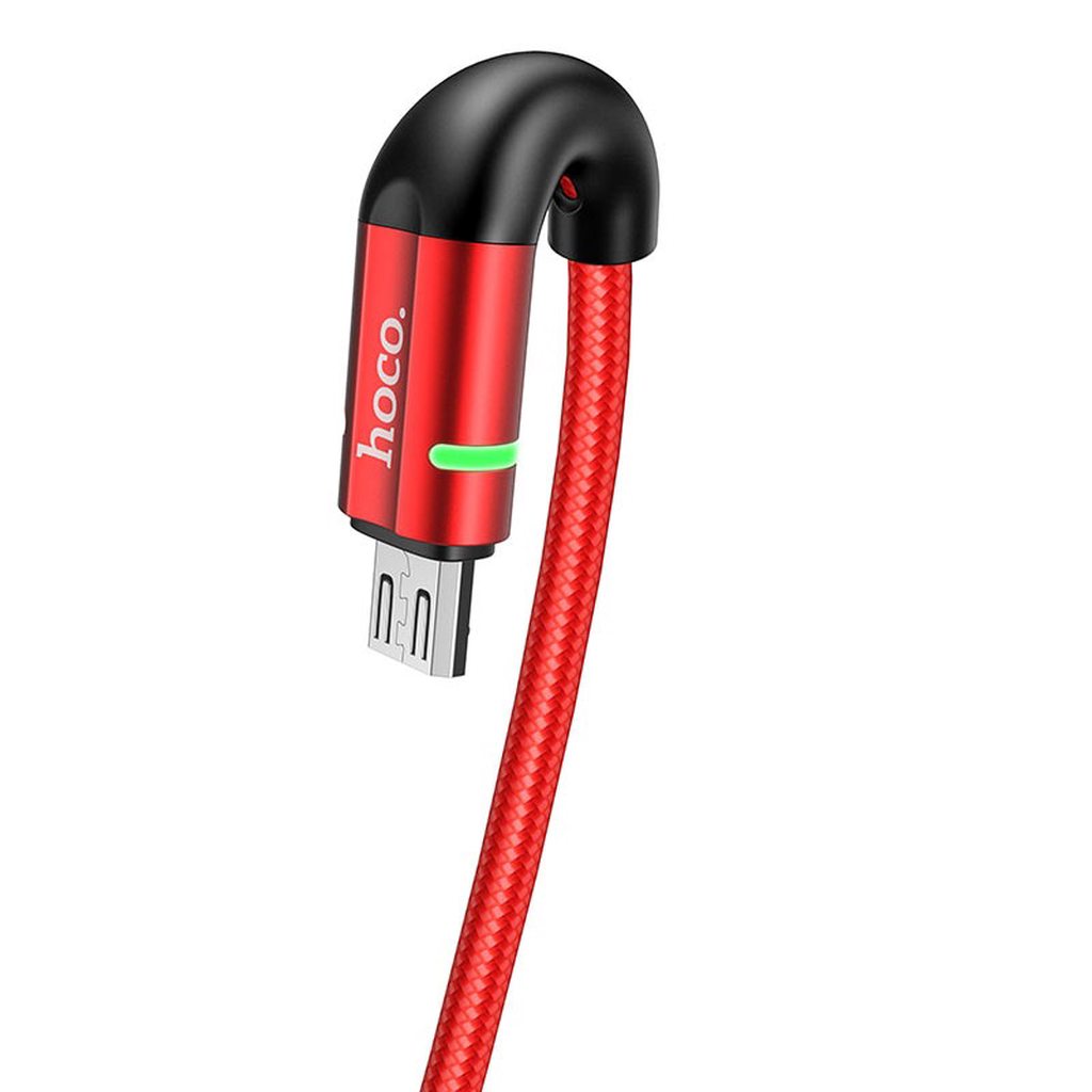 CÁP SẠC NHANH HOCO U93 DÒNG 2.4A ĐẦU MICRO DÀI 1.2M - CHÍNH HÃNG