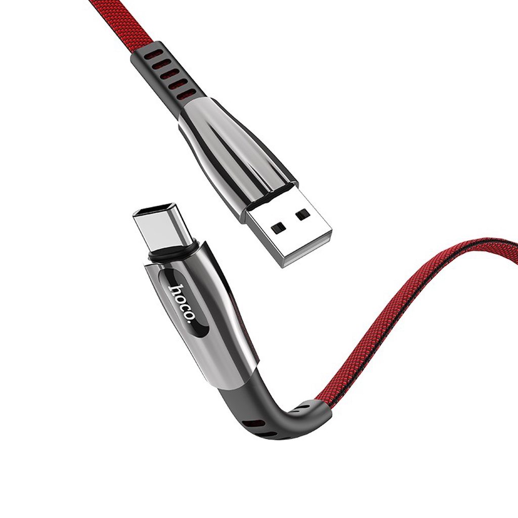 CÁP SẠC NHANH HOCO U70 DÒNG 2.4A ĐẦU TYPE C DÀI 1.2M - CHÍNH HÃNG