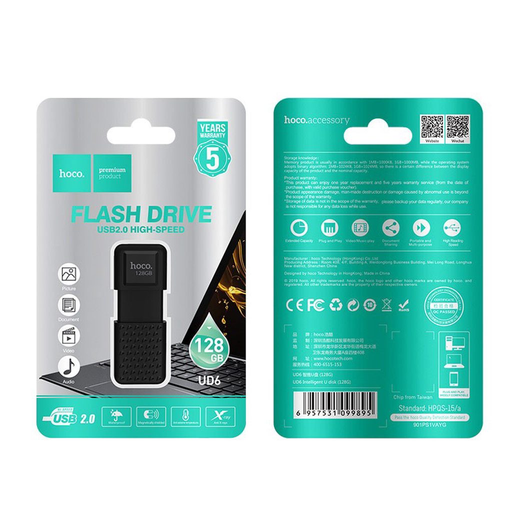 USB HOCO UD6 - 8GB ĐỦ DUNG LƯỢNG - CHÍNH HÃNG