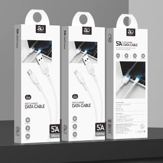 CÁP SẠC NHANH SD DESIGN M3 ĐẦU LIGHTNING DÀI 1M - CHÍNH HÃNG