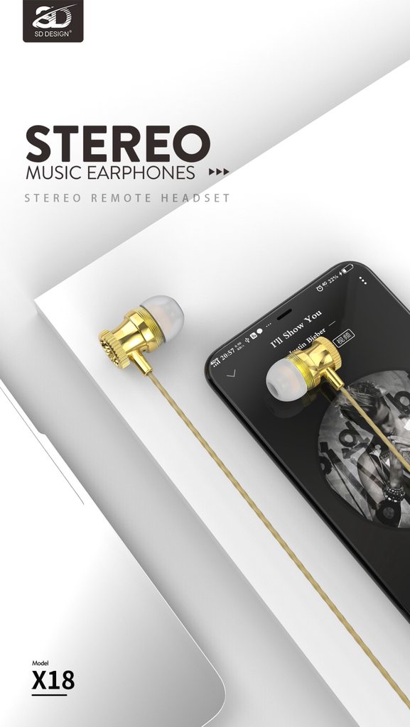 TAI NGHE SD DESIGN X18 - CHÍNH HÃNG