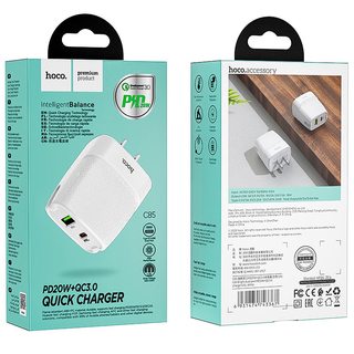 CỦ SẠC NHANH HOCO C85 PD / 20W / QC3.0 - CHÍNH HÃNG