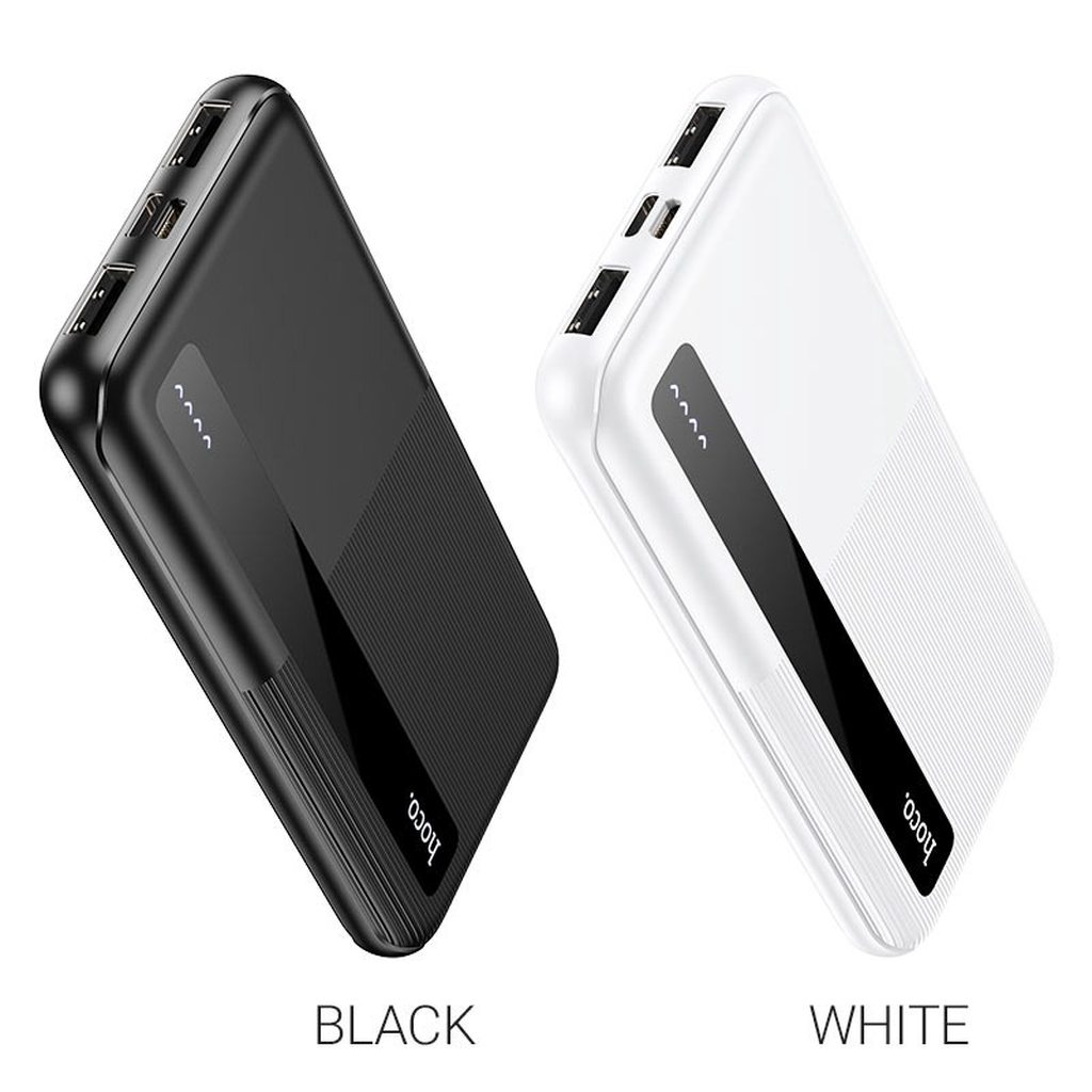 SẠC DỰ PHÒNG CAO CẤP HOCO J75 / 10000MAH 2 CỔNG RA - CHÍNH HÃNG