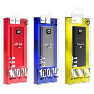 SẠC DỰ PHÒNG CAO CẤP HOCO J46 / 10000MAH 2 CỔNG RA - CHÍNH HÃNG