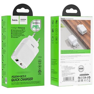 CỦ SẠC NHANH HOCO C85A PD / 20W / QC3.0 - CHÍNH HÃNG