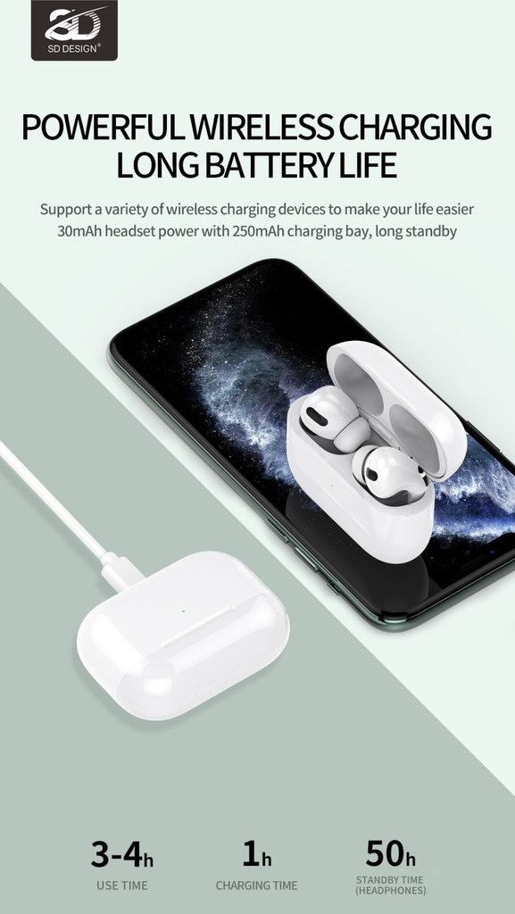 TAI NGHE AIRPOD PRO SD DESIGN - CHÍNH HÃNG