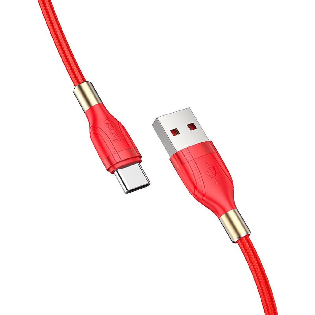 CÁP SẠC NHANH HOCO U92 DÒNG 2.4A ĐẦU TYPE C DÀI 1.2M - CHÍNH HÃNG