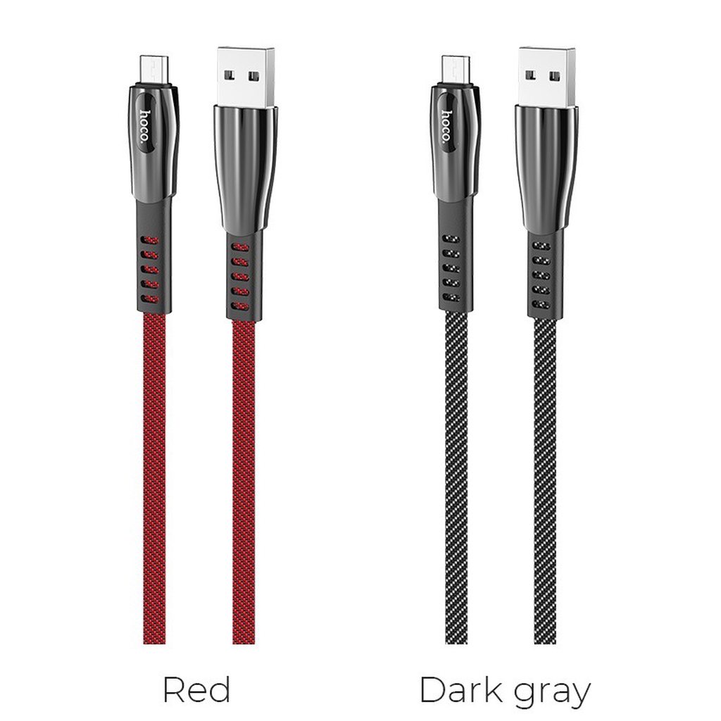 CÁP SẠC NHANH HOCO U70 DÒNG 2.4A ĐẦU MICRO DÀI 1.2M - CHÍNH HÃNG