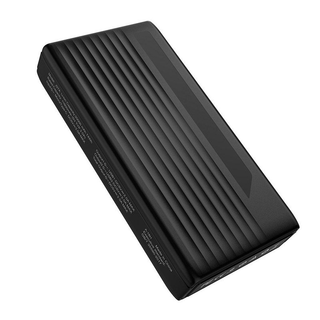 SẠC DỰ PHÒNG CAO CẤP HOCO J27A / 20000MAH / 2 CỔNG RA - CHÍNH HÃNG