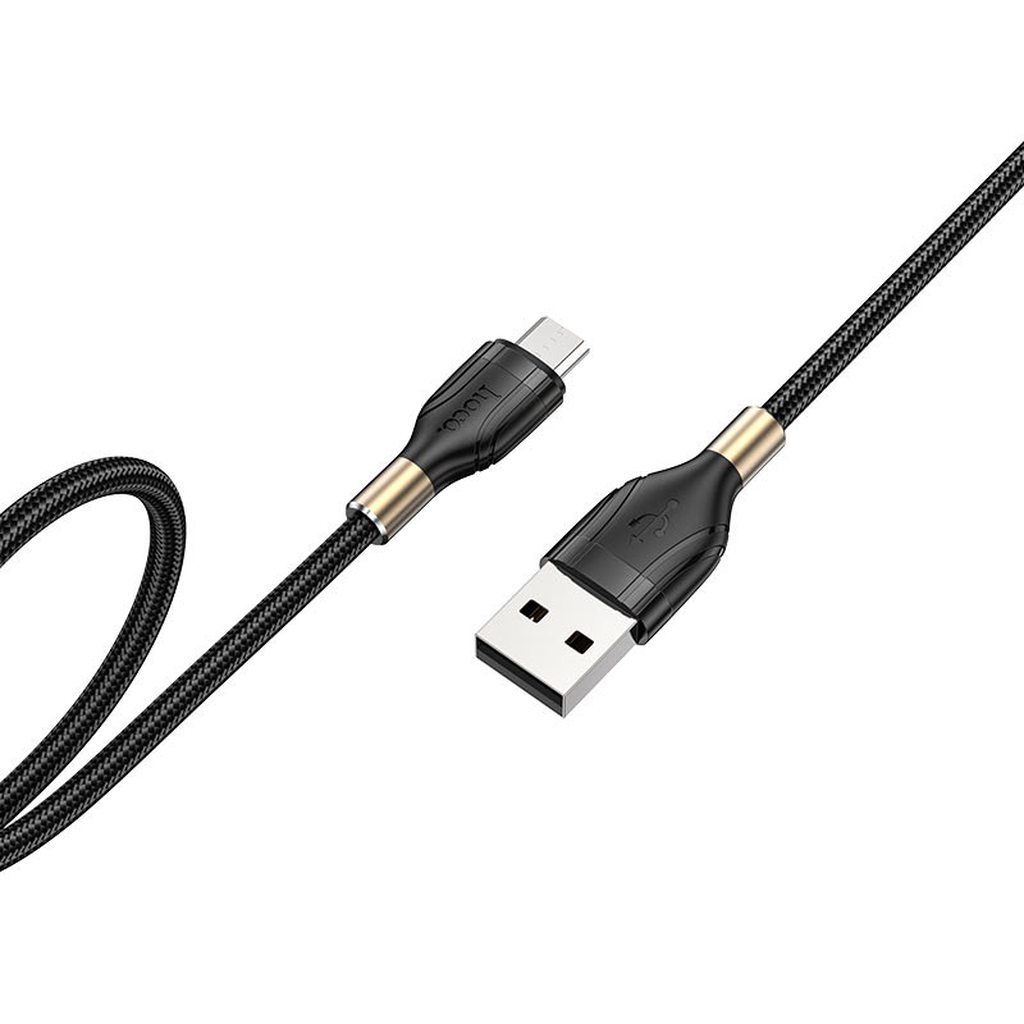CÁP SẠC NHANH HOCO U92 DÒNG 2.4A ĐẦU MICRO DÀI 1.2M - CHÍNH HÃNG