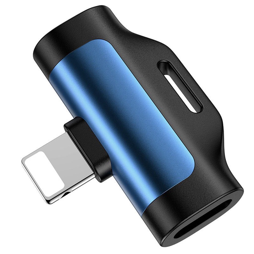 CỔNG CHUYỂN LS31 GỒM 2 KHE CẮM CHÂN LIGHTNING - HOCO CHÍNH HÃNG