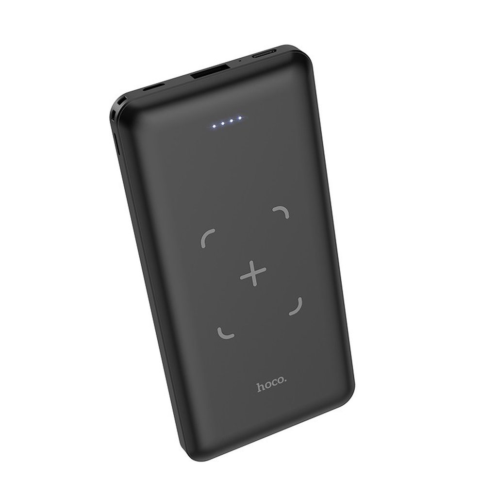 SẠC DỰ PHÒNG KIÊM SẠC KHÔNG DÂY HOCO J50 / 10000MAH 2 CỔNG RA - CHÍNH HÃNG