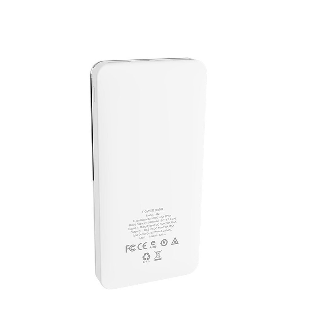 SẠC DỰ PHÒNG CAO CẤP HOCO J42 / 10000MAH 2 CỔNG RA - CHÍNH HÃNG