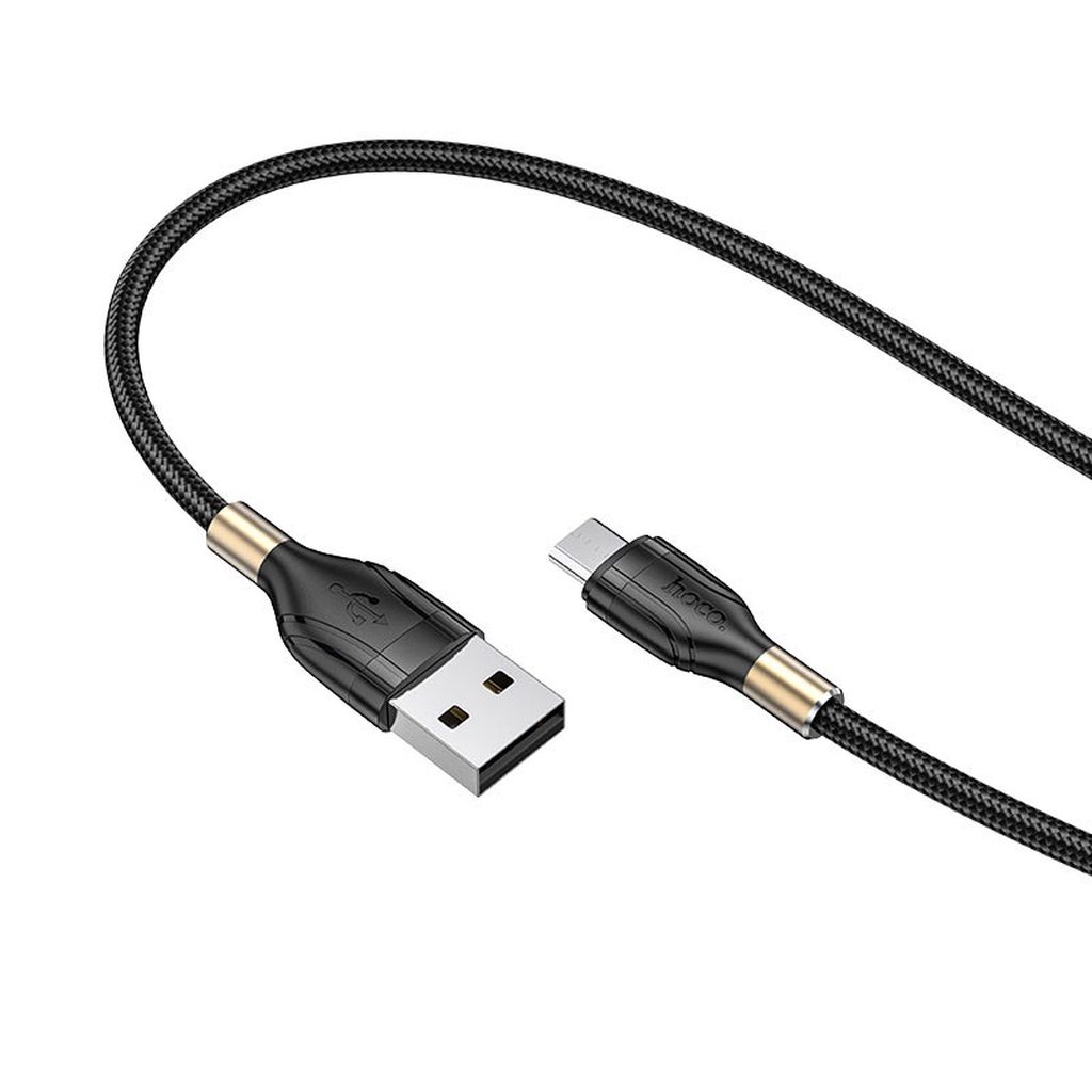 CÁP SẠC NHANH HOCO U92 DÒNG 2.4A ĐẦU MICRO DÀI 1.2M - CHÍNH HÃNG