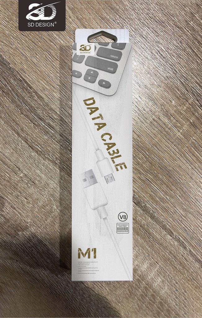 CÁP SẠC SD DESIGN M1 PLUS ĐẦU MICRO DÀI 1M - CHÍNH HÃNG