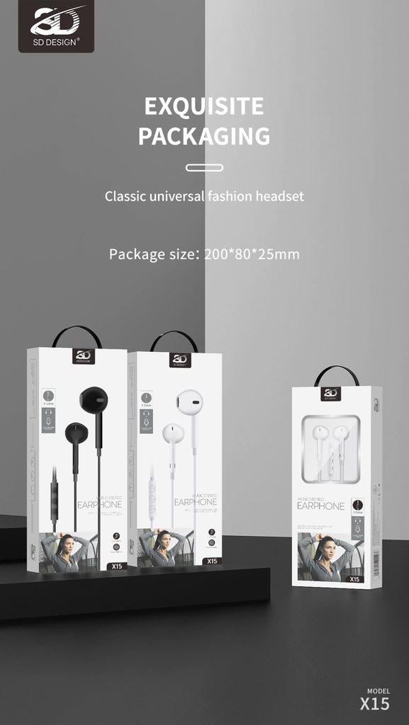 TAI NGHE SD DESIGN X15 - CHÍNH HÃNG