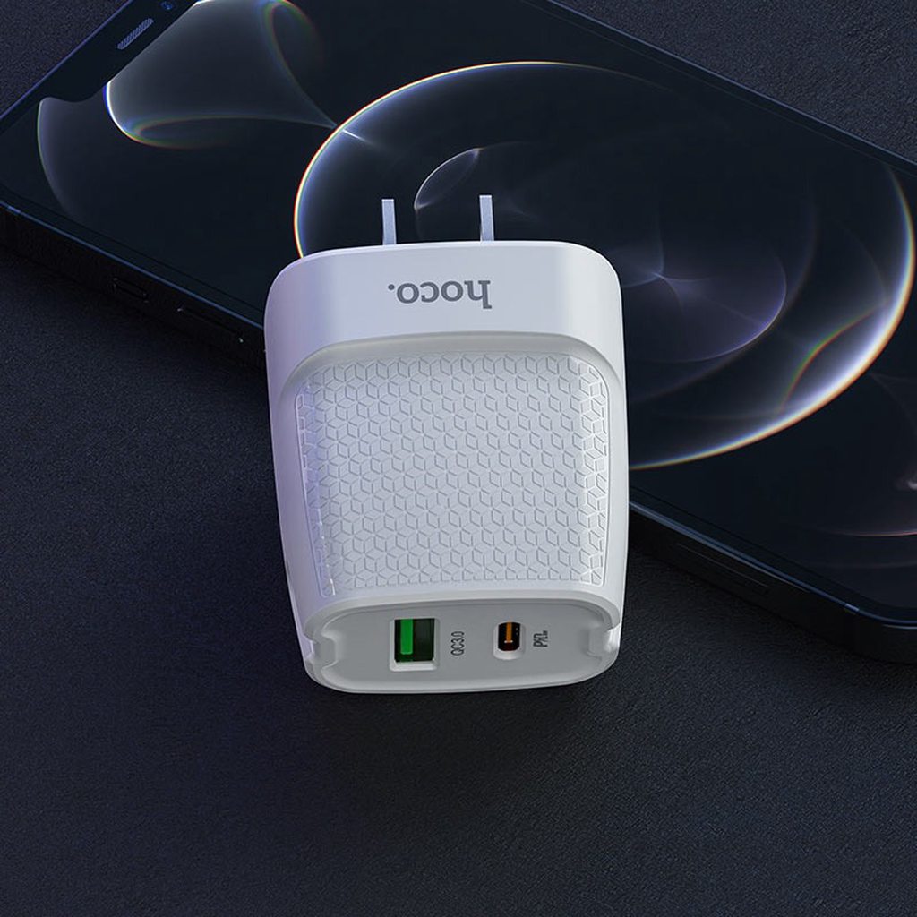 CỦ SẠC NHANH HOCO C85 PD / 20W / QC3.0 - CHÍNH HÃNG
