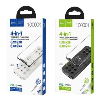 SẠC DỰ PHÒNG KIÊM SẠC KHÔNG DÂY HOCO J56 / 10000MAH 2 CỔNG RA - CHÍNH HÃNG